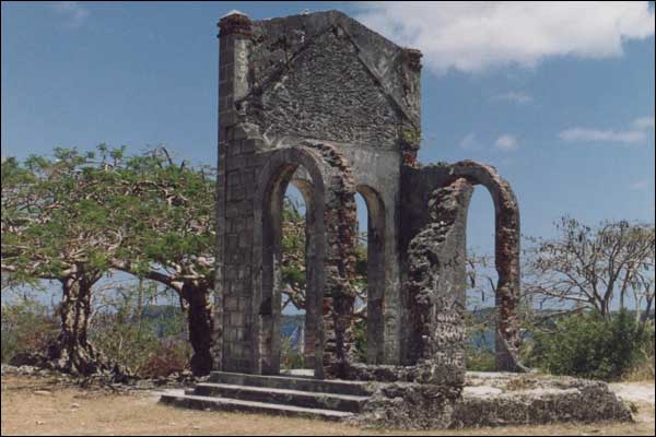 Wyspy Lojalnoci - ruiny misji