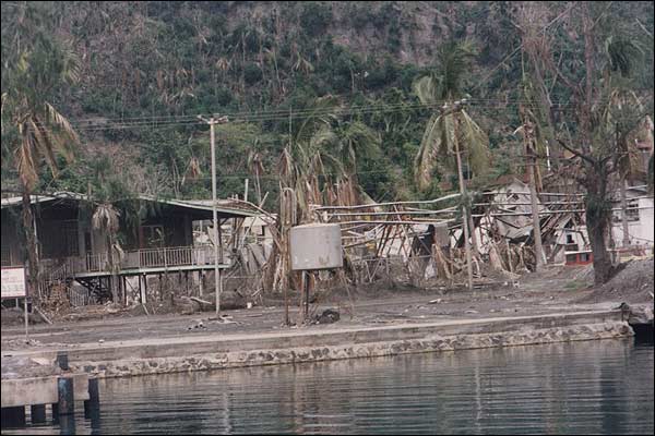 Papua Nowa Gwinea, Rabaul zniszczone nadbrzea