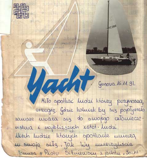 Janusz i Piotr Sitniewscy z jachtu Yacht